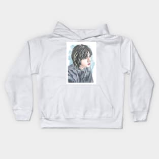 Choi Beomgyu Watercolour Portrait Kids Hoodie